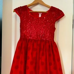 Justice girls holiday dress size 14